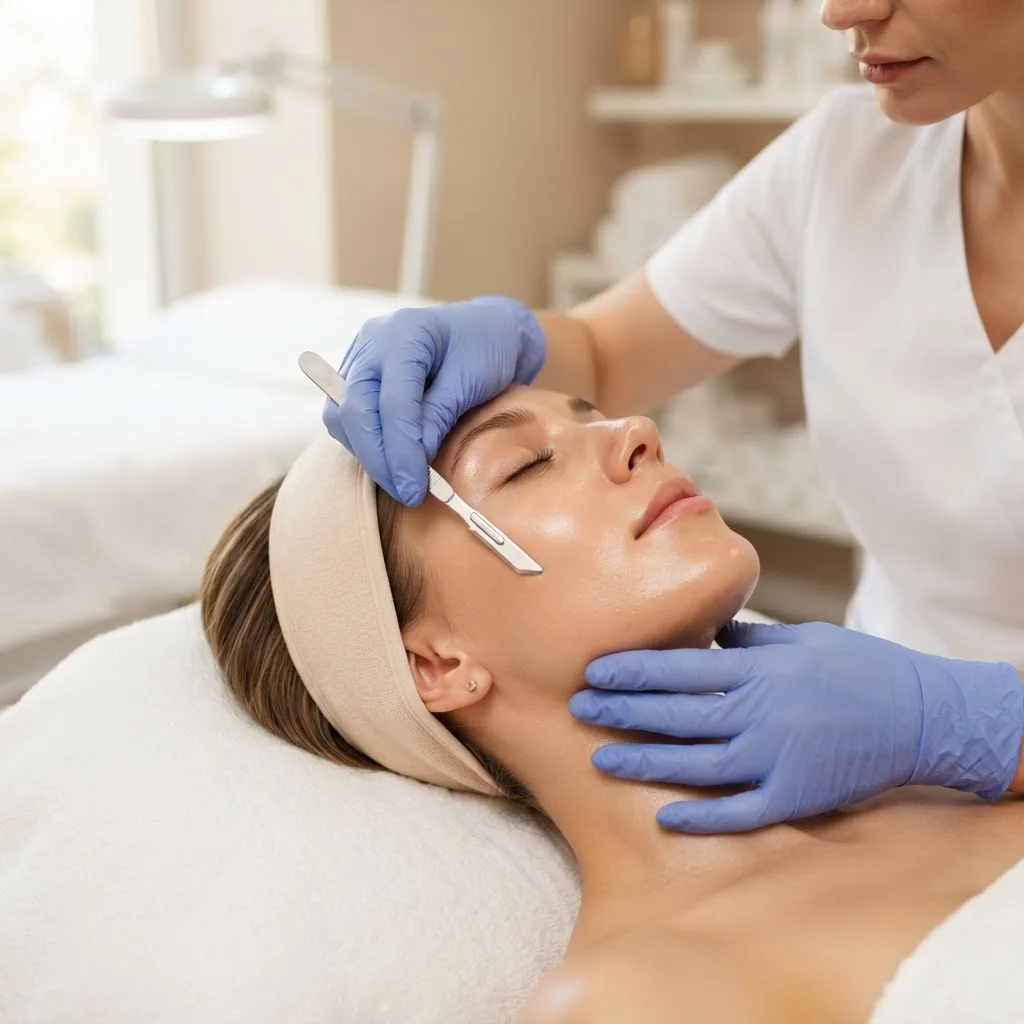 Dermaplaning Facial at At Home Beauty Therapy